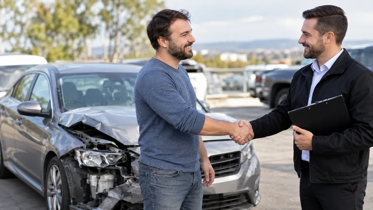 Acuerdo de compra de un coche averiado